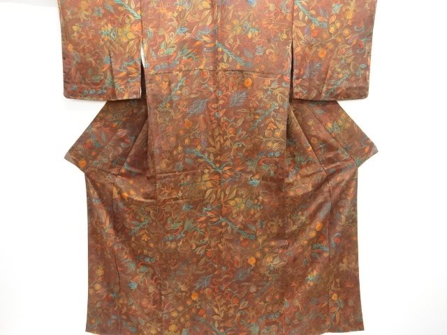 JAPANESE KIMONO / KOMON / FLOWER SARASA